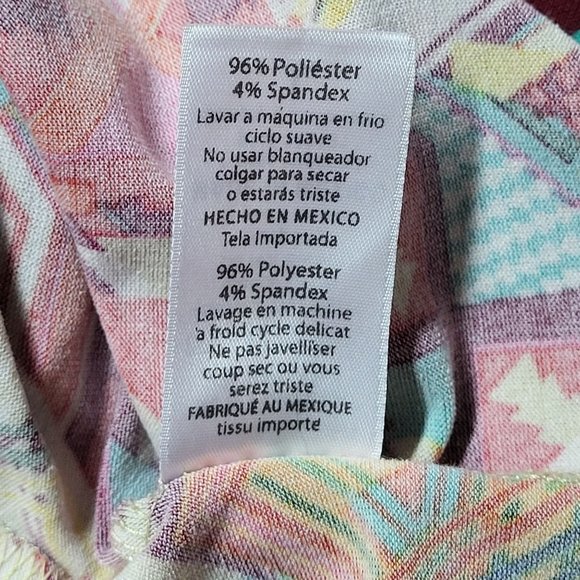 LuLaRoe Women's Size Large Tunic Shirt Multi-Color‎ Top Aztec Design Blouse - Picture 6 of 10